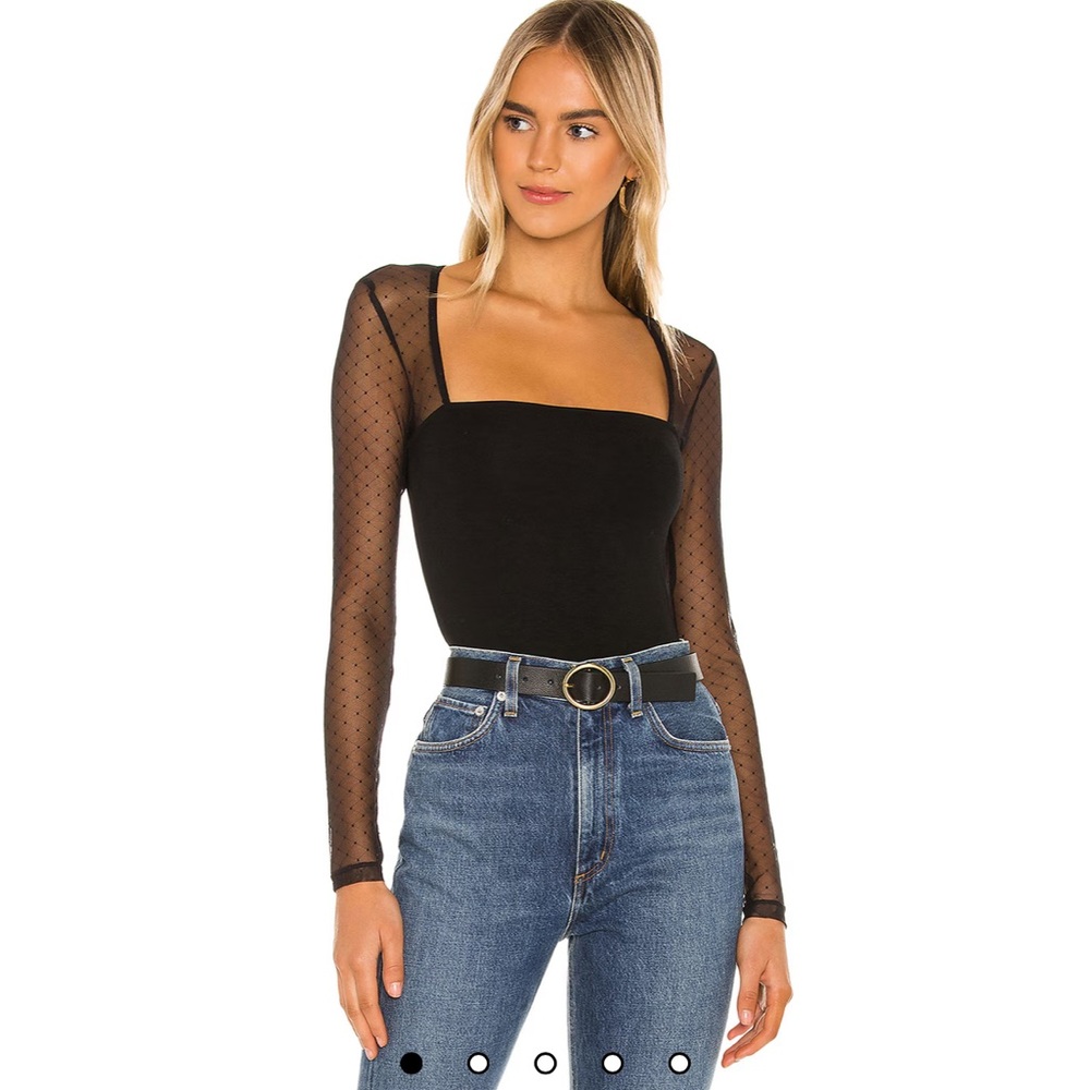 Lovers and Friends Elisabetta Bodysuit in Black